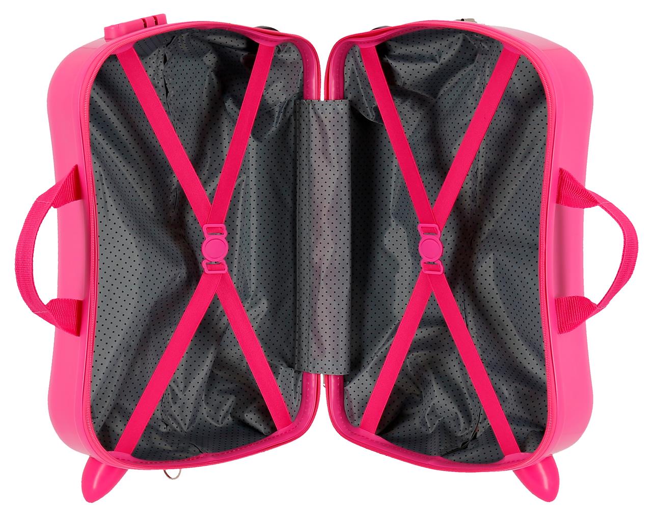 Disney Pink Ride on Kids Suitcase - Minnie Mouse Super Helper - liquidation.store