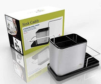 Thumbnail for Essential Kitchen Sink Caddy 4 in 1 Liquid, Towel, Utensil & Brush Storage - liquidation.store