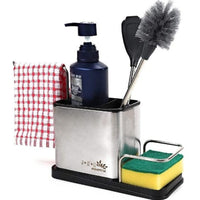 Thumbnail for Essential Kitchen Sink Caddy 4 in 1 Liquid, Towel, Utensil & Brush Storage - liquidation.store