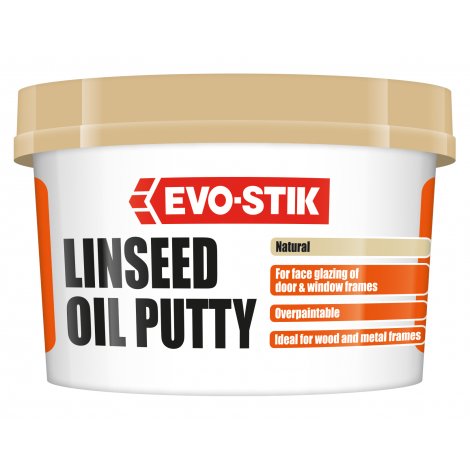 Evo Stik Natural Linseed Oil Putty 1kg - liquidation.store