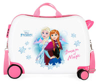 Thumbnail for Frozen Red Pink White Ride on Kids Suitcase - Elsa Magic - liquidation.store