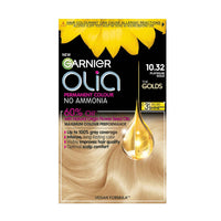 Thumbnail for Garnier Olia Permanent Hair Dye - Platinum Gold 10.32 - liquidation.store