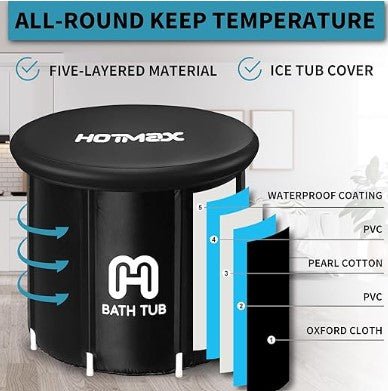 HotMax Portable Ice Bath Cold Water Therapy - Large - liquidation.store