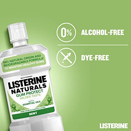 Listerine Natural Gum Protect XL - 3 x 600ml - liquidation.store