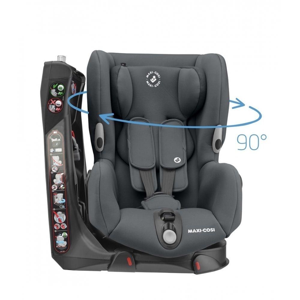 Maxi-Cosi Axiss Swiveling Toddler Car Seat, Extra Secure Fit, Reclining, 9 Months - 4 Years, 9 - 18 kg, Nomad Black - liquidation.store