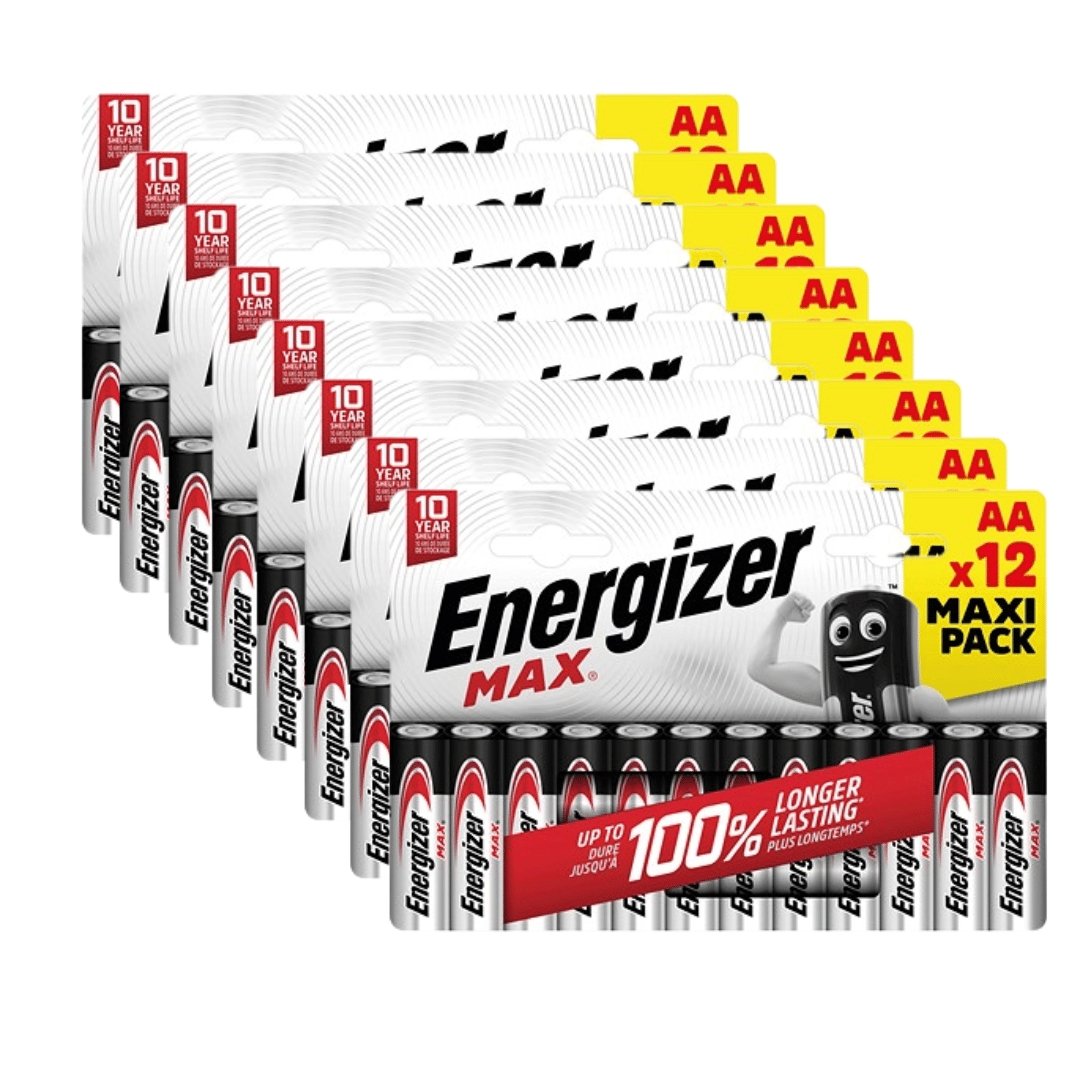 Mega Pack 96 Energizer Max AA Batteries - liquidation.store