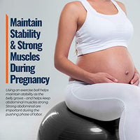 Thumbnail for Mind Body Future Exercise Yoga Pregnancy Ball with Stability Ring & Pump - liquidation.store