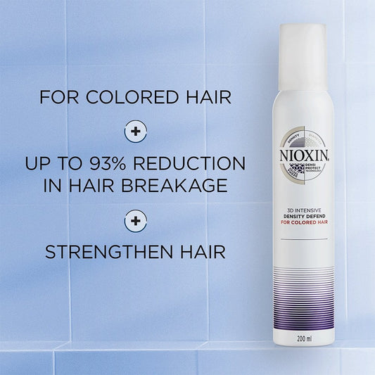 Nioxin Density Defend Foam for Coloured Hair 200ml - liquidation.store
