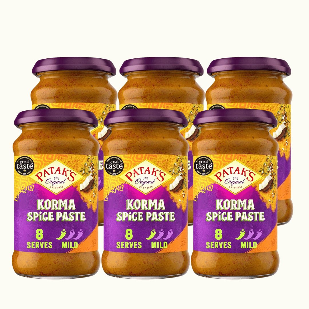 Pataks Korma Spice Curry Paste 290g x 6 pack - liquidation.store