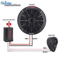 Thumbnail for PYLE 200 Watt Marine Boat Speaker System - 6.5