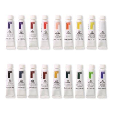 Reeves Oil Paint Set - Highly Pigmented Oil-Based Colours - 18 x 12ml Tube - liquidation.store