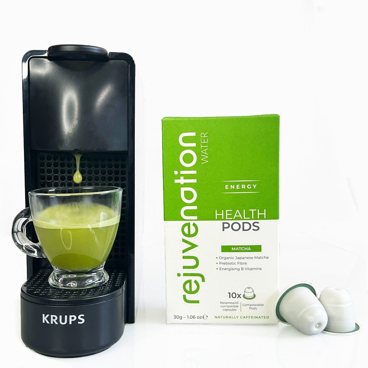 Rejuvenation Water Nespresso Matcha Pods - 10 pods - liquidation.store