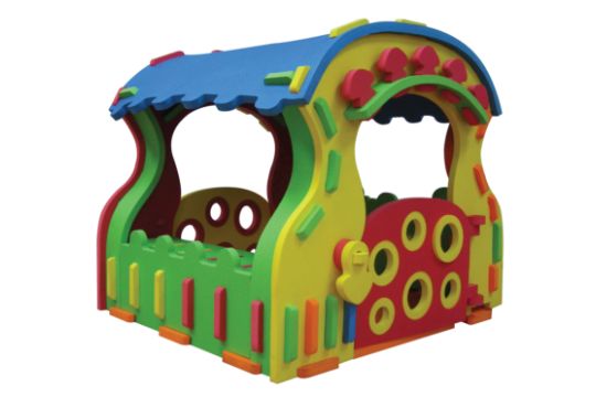 RICCO Kids EVA Playhouse Interlocking Indoor and Outdoor Puzzle Playmat (Giant Mushroom) - liquidation.store