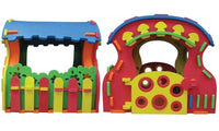 Thumbnail for RICCO Kids EVA Playhouse Interlocking Indoor and Outdoor Puzzle Playmat (Giant Mushroom) - liquidation.store