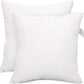 Square Cushion Inserts Virgin Hollow Fibre Filled 2 pack - Various Sizes - liquidation.store