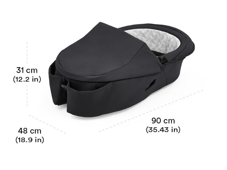 stokke xplory x rich black Stokke® Xplory® X Carry Cot