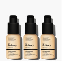 Thumbnail for The Ordinary Coverage Foundation 1.0N 30ml SPF15 3 pack - liquidation.store