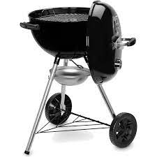 Weber Original Kettle Charcoal Grill Barbecue, 47cm | E-4710 BBQ Grill with Lid Cover, Thermometer, Stand & Wheels - liquidation.store