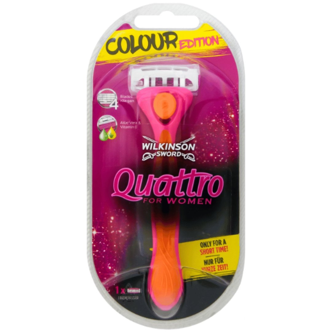 Wilkinson Sword Quattro For Women Colour Edition - liquidation.store