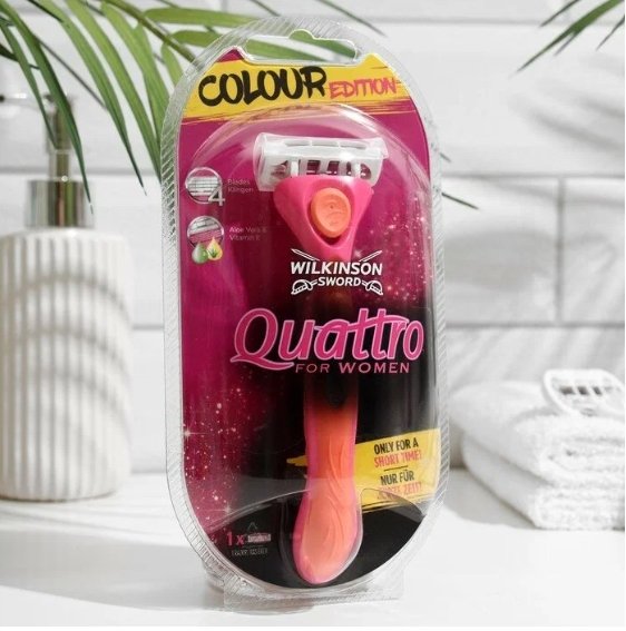 Wilkinson Sword Quattro For Women Colour Edition - liquidation.store